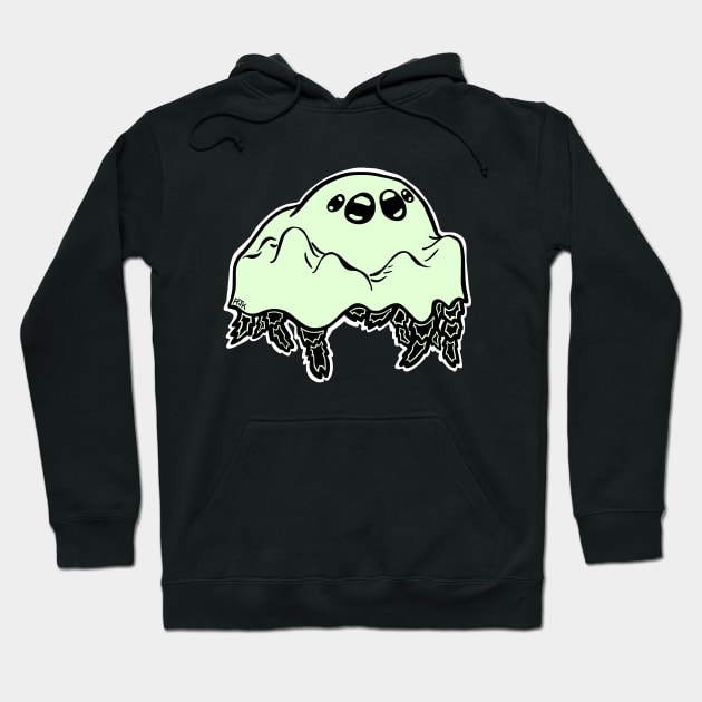 Little Ghost Spider (Too Cute to be Scary) Hoodie by RJKpoyp